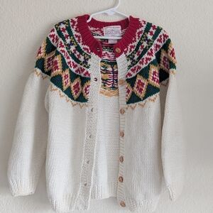 Vintage Lydia Jane hand Knit Cardigan